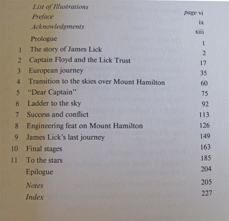 James Lick's Monument: The Saga of Captain Richard Floyd and the Building of the Lick Observatory,Used