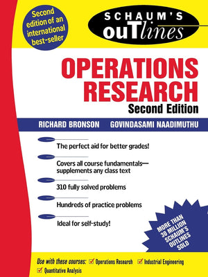 Schaum'S Outline Of Operations Research,New