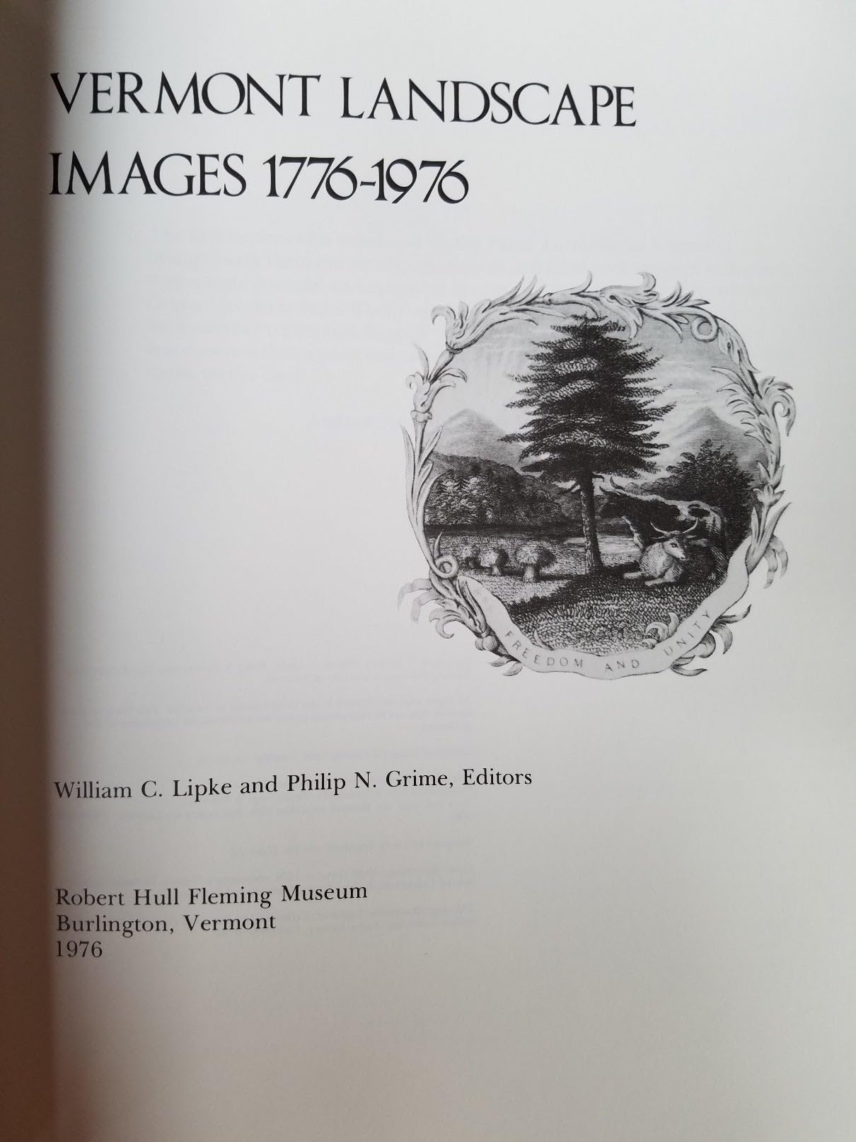Vermont Landscape Images, 17761976,Used