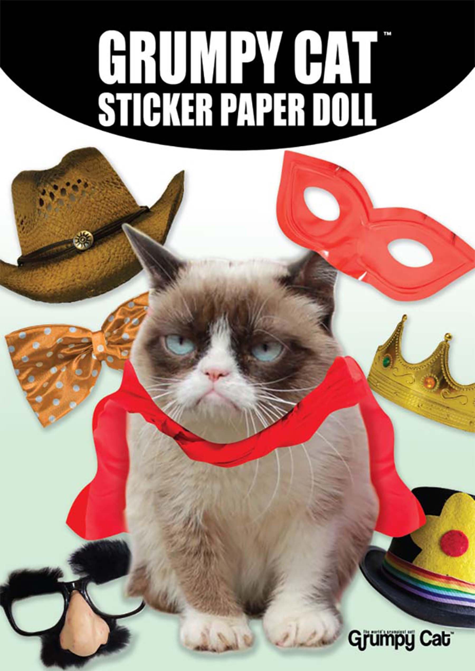 Grumpy Cat Sticker Paper Doll (Dover Little Activity Books: Pets),Used