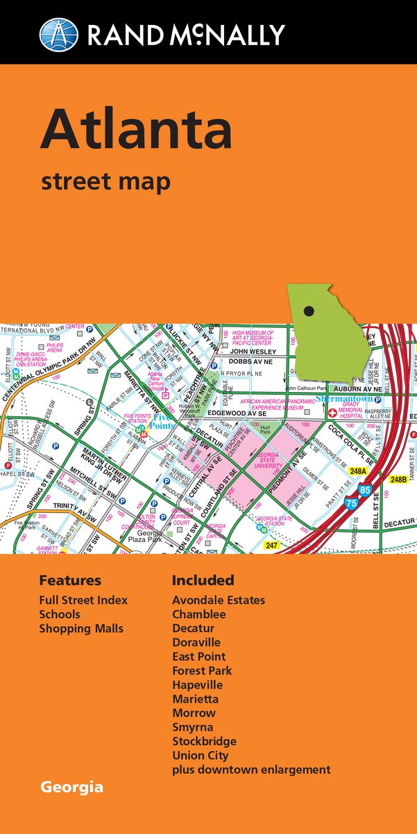 Rand Mcnally Atlanta Street Map,New