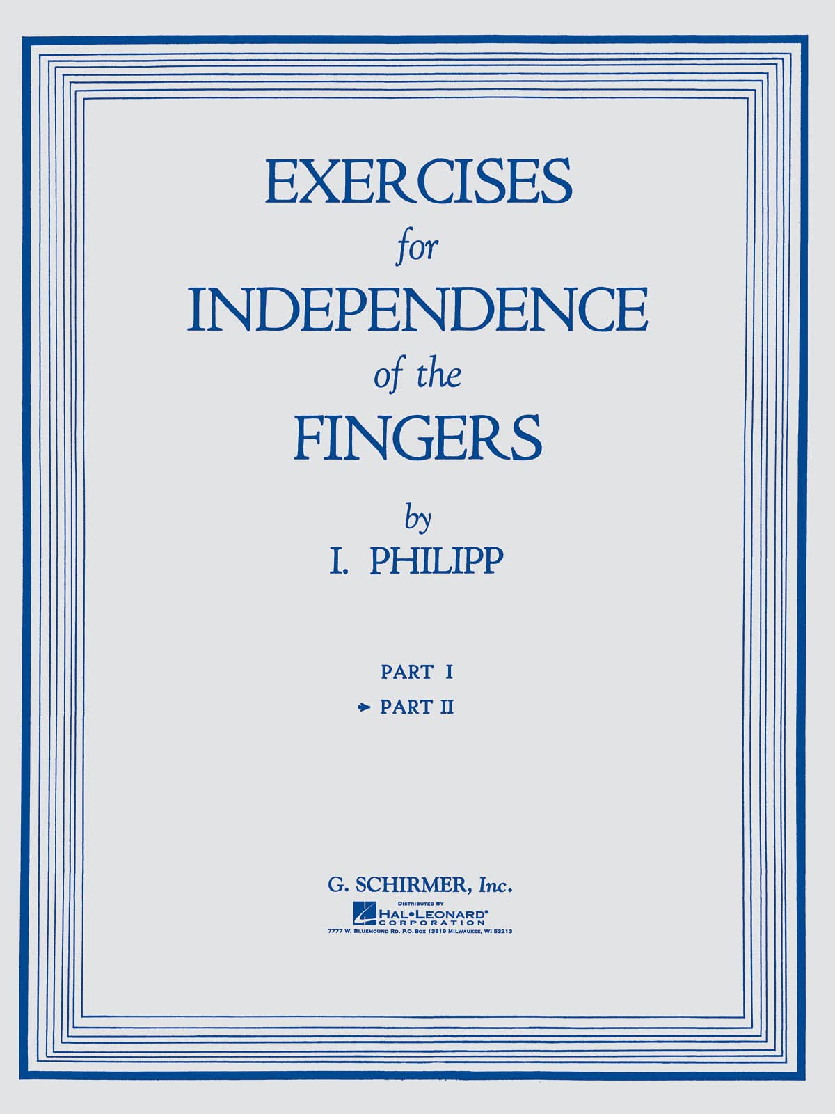 Exercises for Independence of Fingers  Book 2: Piano Technique (Piano Methods, Studies, and Exercises),New