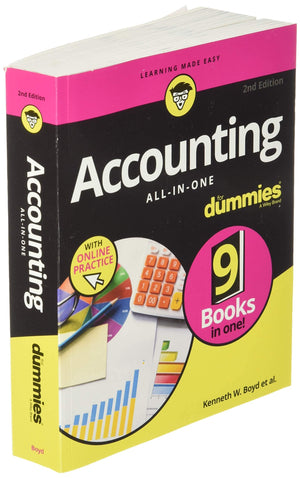 Accounting AllinOne For Dummies, with Online Practice, 2nd Edition (For Dummies (Business & Personal Finance)),Used