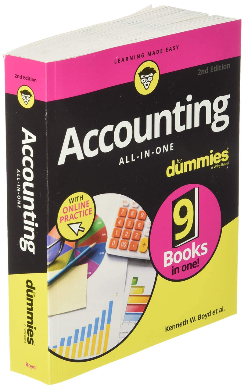 Accounting AllinOne For Dummies, with Online Practice, 2nd Edition (For Dummies (Business & Personal Finance)),Used