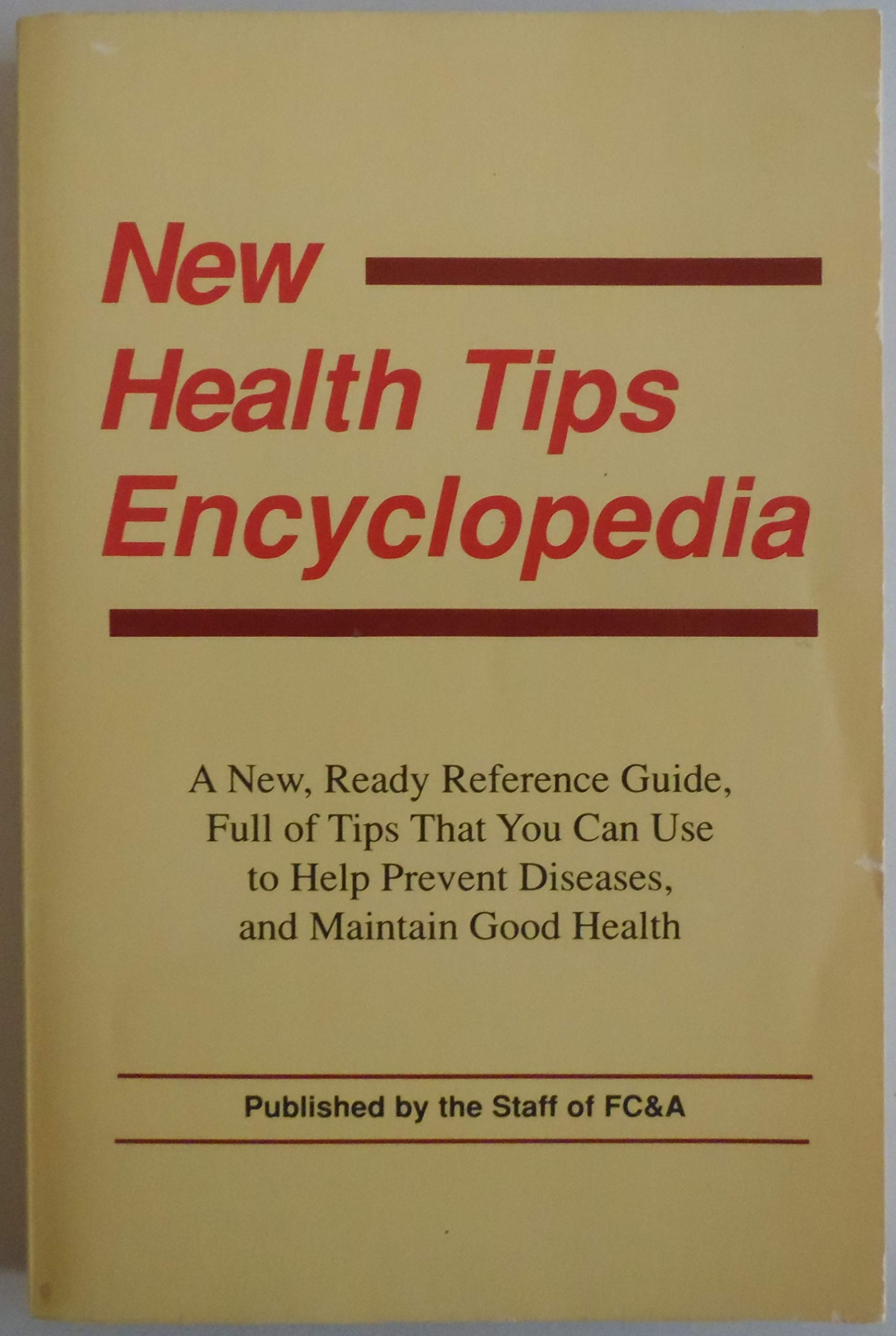 New Health Tips Encyclopedia,Used