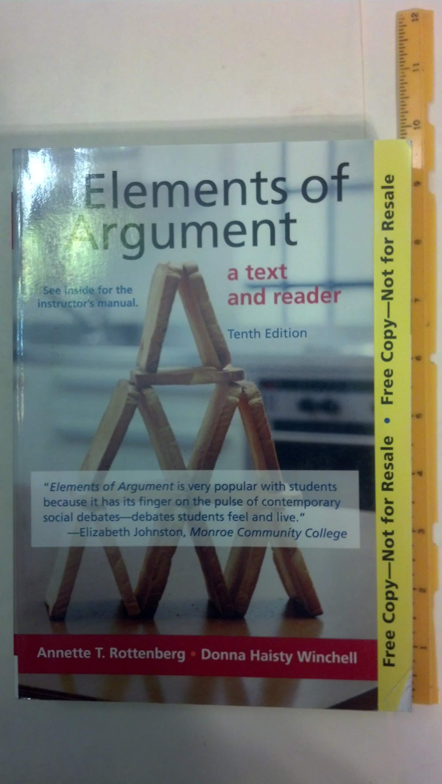Elements of Argument: A Text and Reader,Used