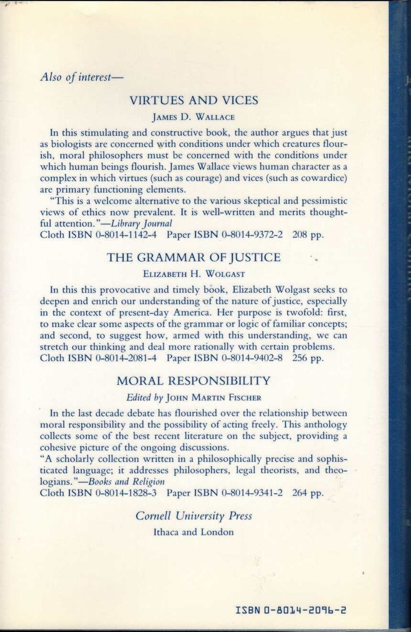 Moral Relevance and Moral Conflict,Used