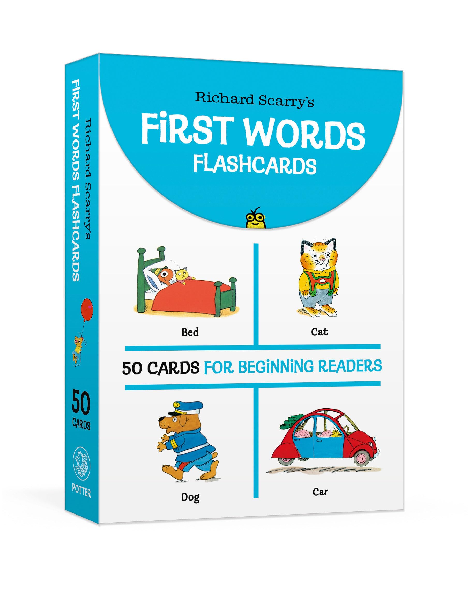 Richard ScarryS First Words Flashcards: 50 Cards For Beginning Readers
