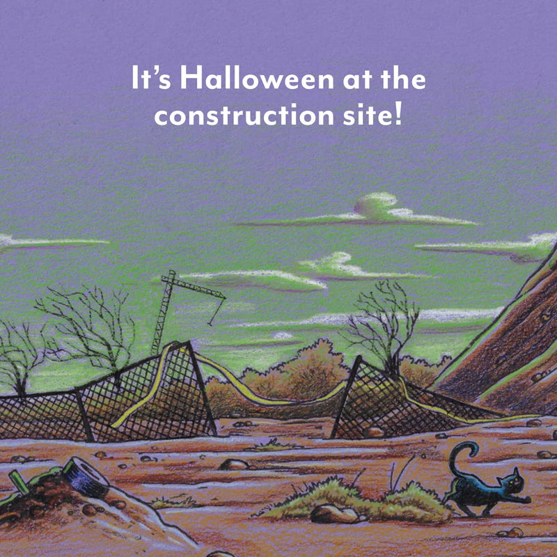 Construction Site Gets a Fright!: A Halloween LifttheFlap Book (Goodnight, Goodnight, Construc),Used