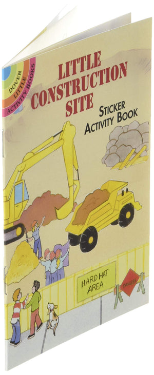 Little Construction Site Sticker Activity Book (Dover Little Activity Books: Cars & Truc),Used