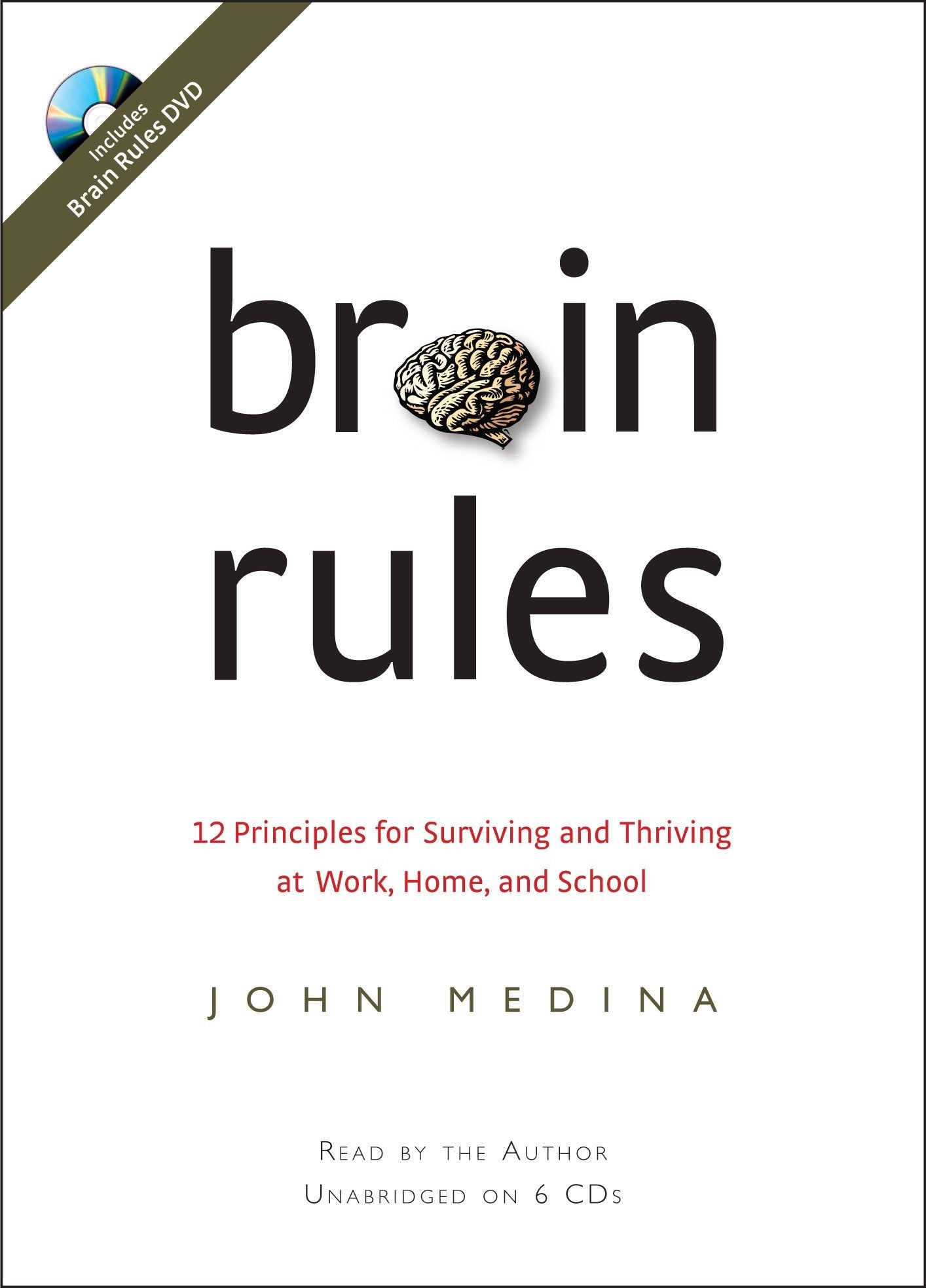 Brain Rules: 12 Principles for Surviving and Thriving at Work, Home, and School,Used