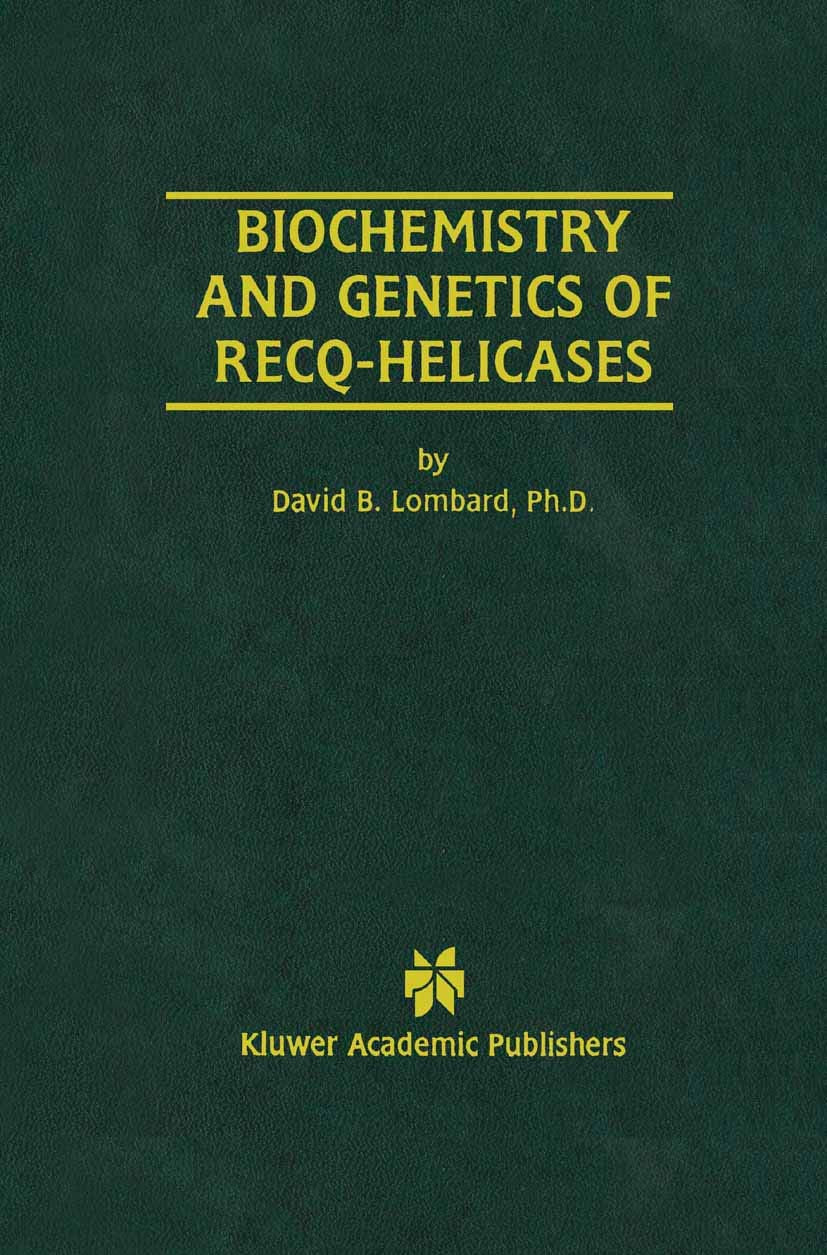 Biochemistry and Genetics of RecqHelicases,Used