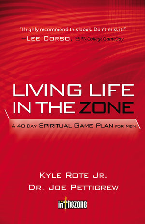 Living Life In The Zone: A 40Day Spiritual Gameplan For Men,Used