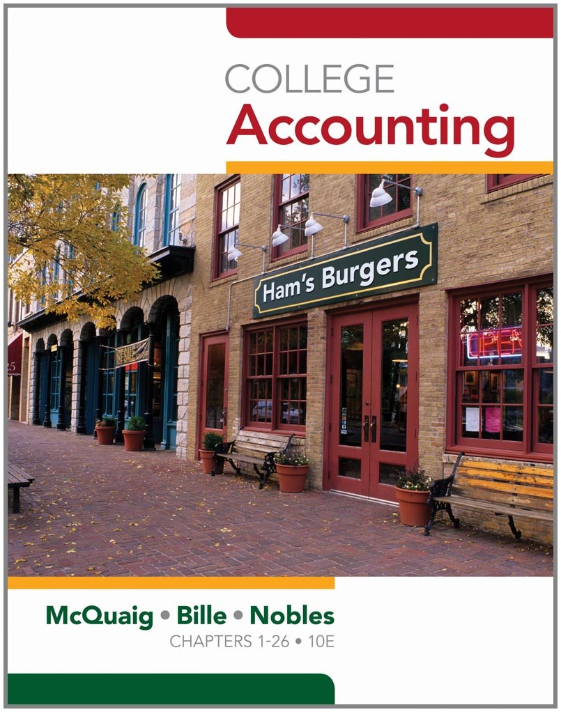 College Accounting, Chapters 112 (Available Titles CengageNOW),Used