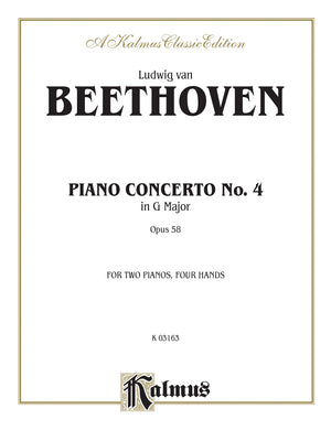 Piano Concerto No. 4 in G, Op. 58 (Kalmus Edition),Used