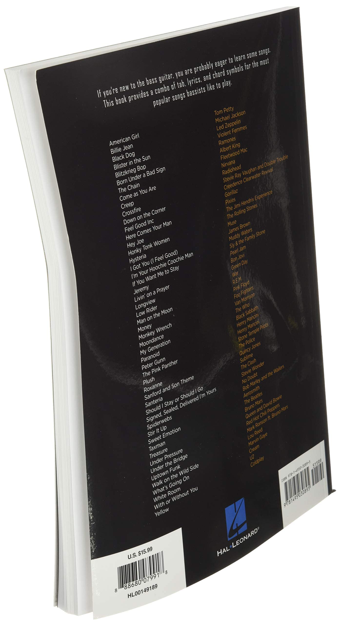 First 50 Songs You Should Play On Bass,New