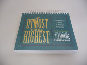 My Utmost for His Highest: StandardSize Daybrightener,New