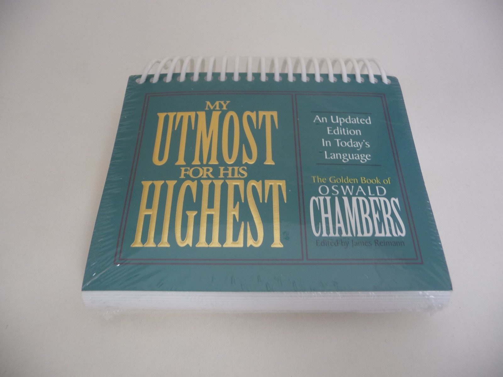 My Utmost for His Highest: StandardSize Daybrightener,Used