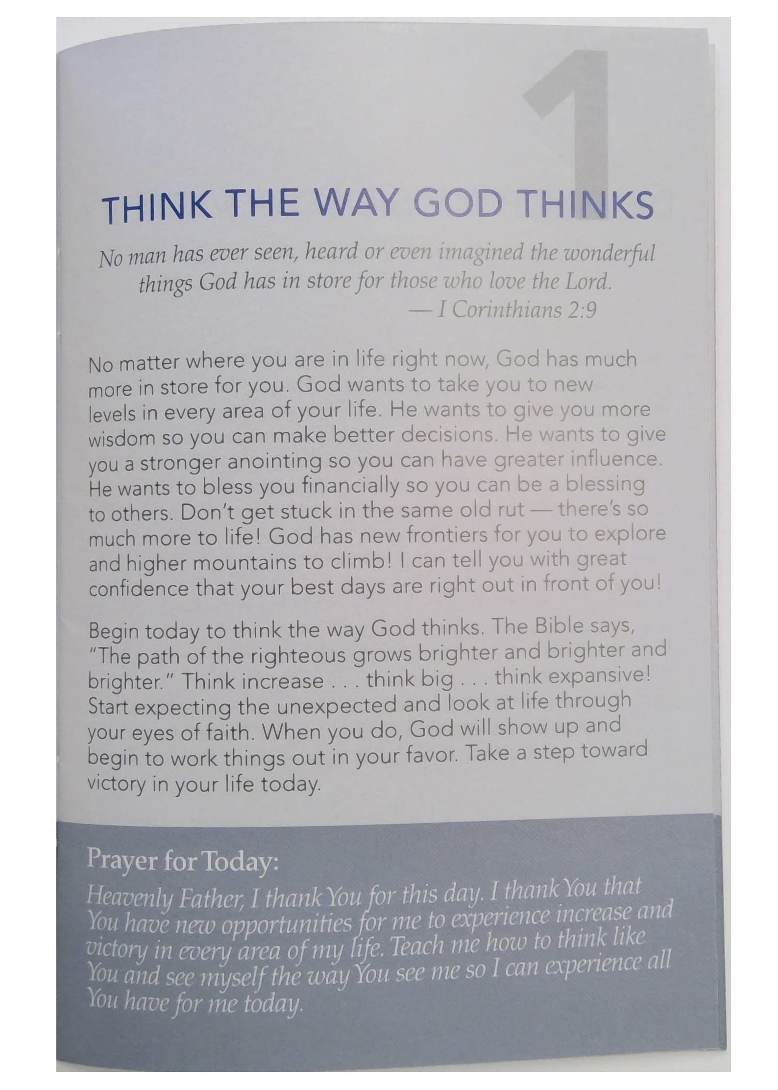 30 Thoughts For Victorious Living,Used