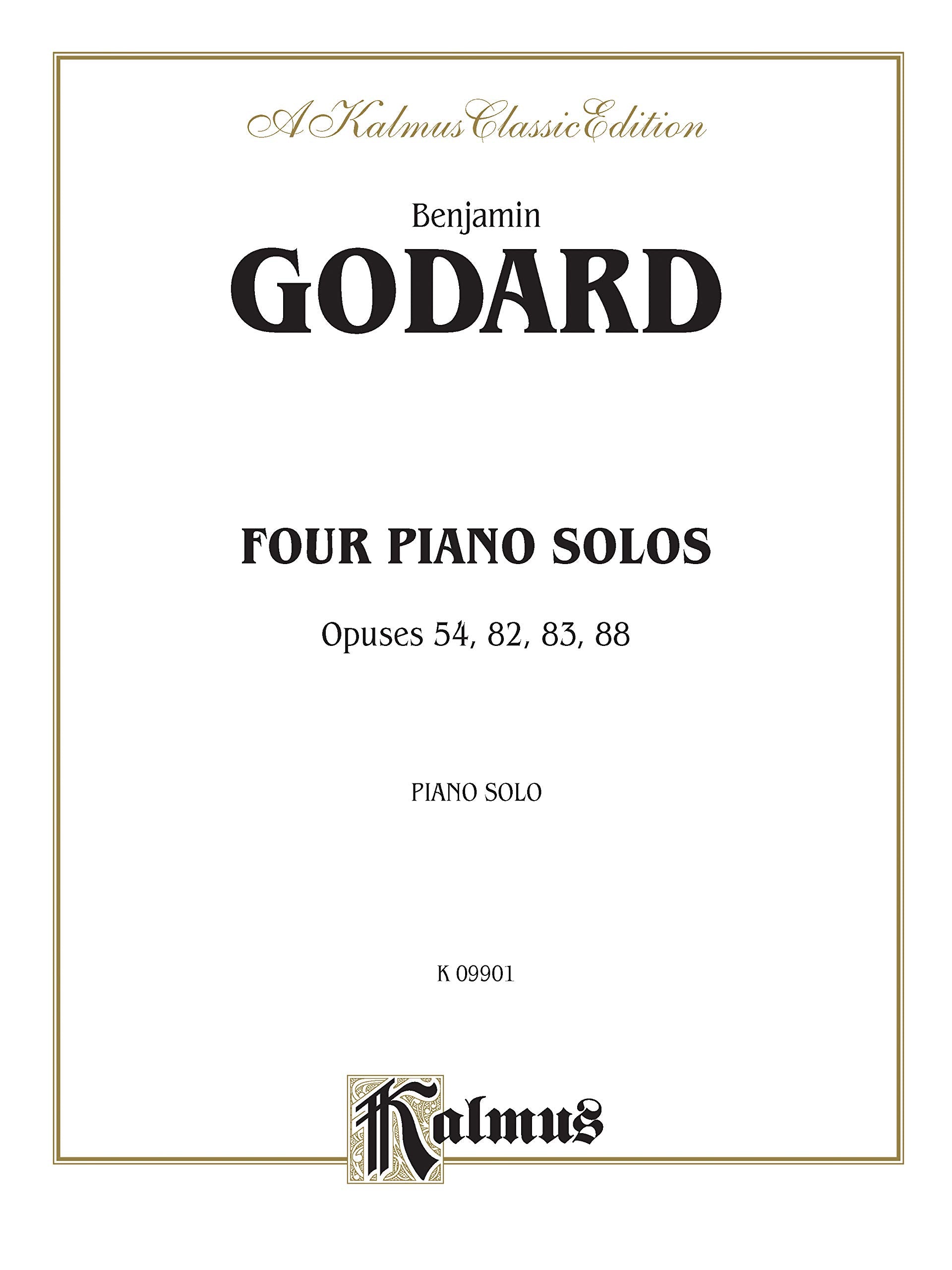 Four Piano Solos: Mazurka, Op. 54; Renouveau, Op. 82; Au Matin, Op. 83; Fifth Valse, Op. 88 (Kalmus Edition),Used
