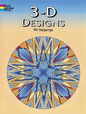 3D Designs (Dover Design Coloring Books),Used