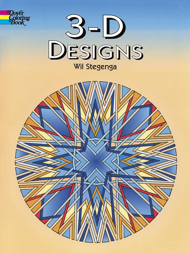 3D Designs (Dover Design Coloring Books),Used
