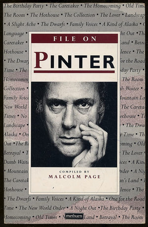 File On Pinter (Writerfiles),New