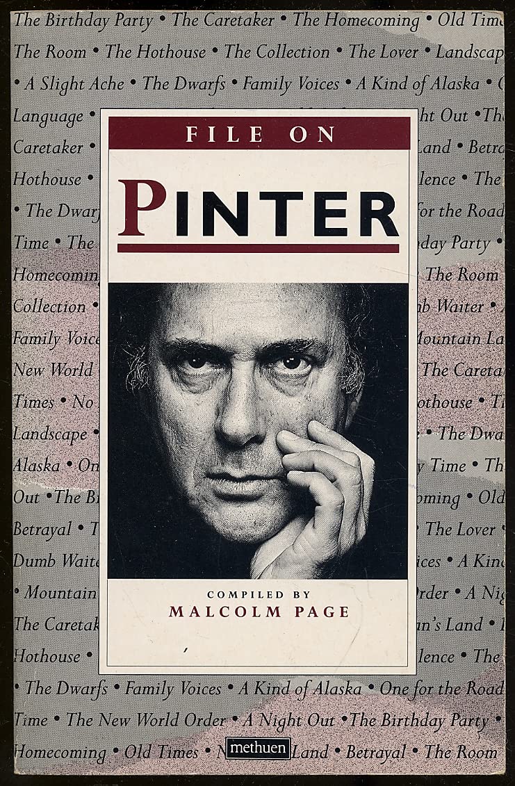File On Pinter (Writerfiles),New
