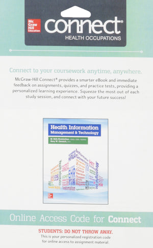 Health Information Management and Technology with Connect Access Card,Used