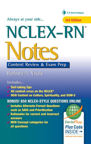 Nclexrn Notes: Content Review & Exam Prep,Used