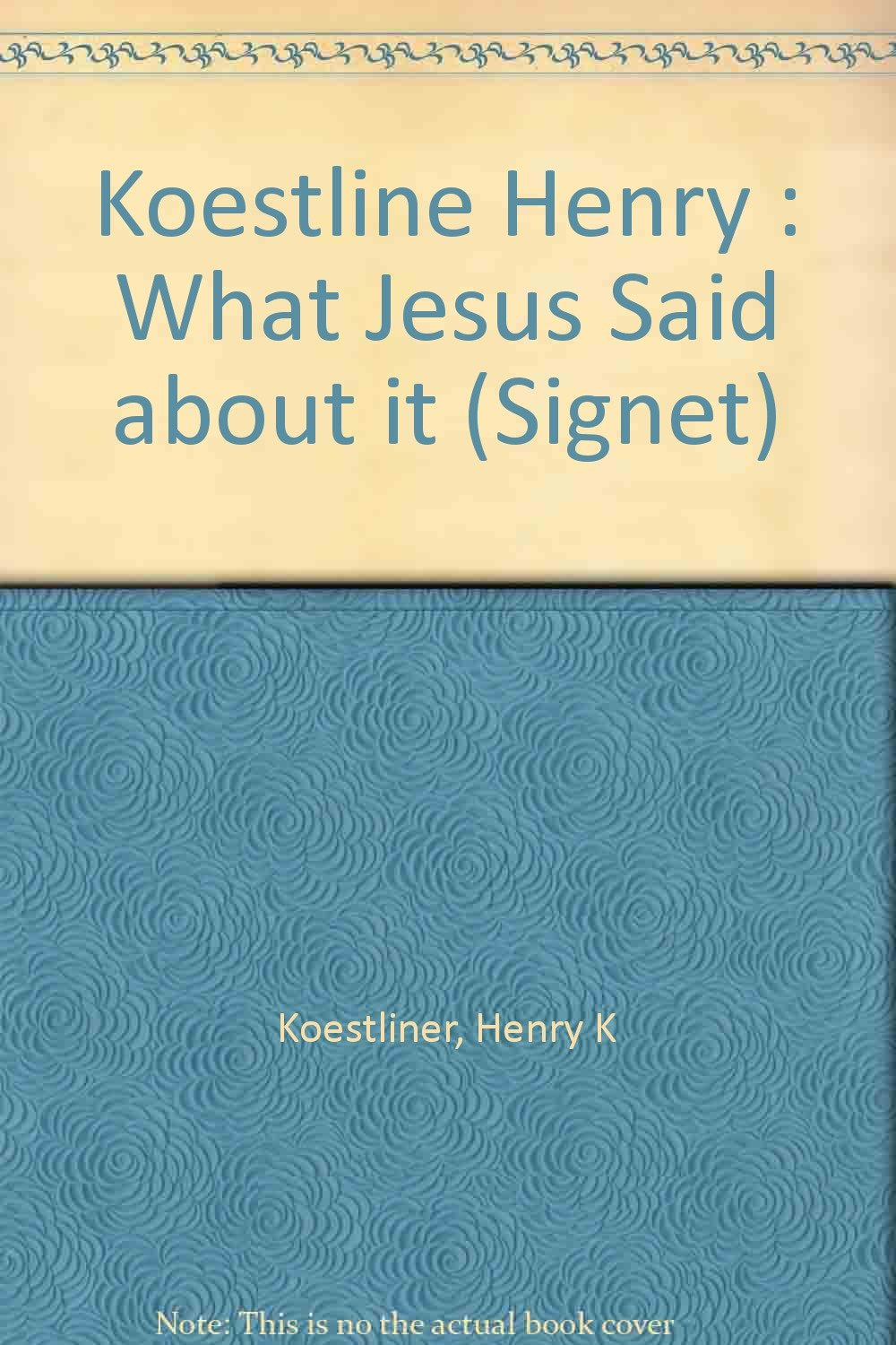 What Jesus Said,Used