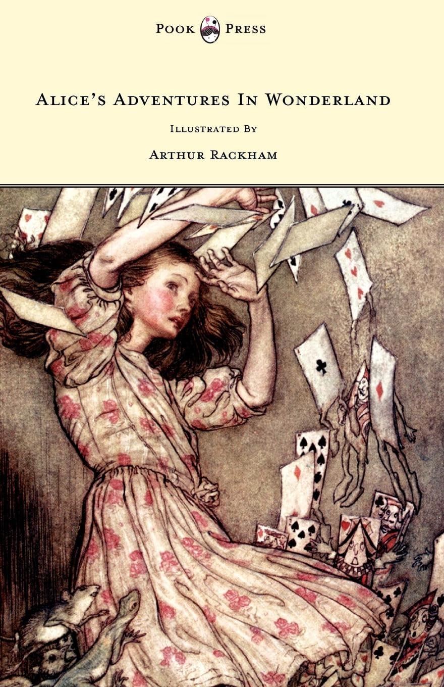 Alice'S Adventures In Wonderland  With Illustrations In Black And White,Used