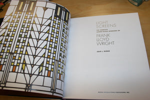 Light Screens: The Leaded Glass of Frank Lloyd Wright,Used