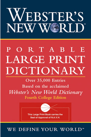 Webster'S New World Portable Large Print Dictionary, Second Edition