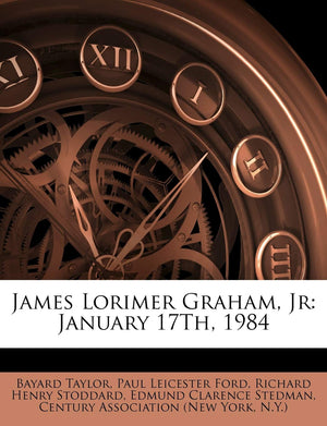 James Lorimer Graham, Jr: January 17th, 1984,Used