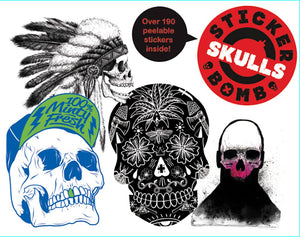 Stickerbomb Skulls,Used