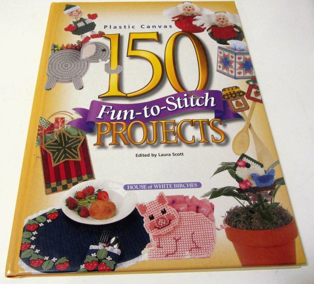 150 FunToStitch Projects (Plastic Canvas),Used