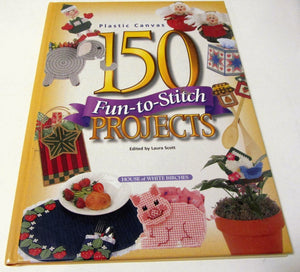 150 FunToStitch Projects (Plastic Canvas),Used