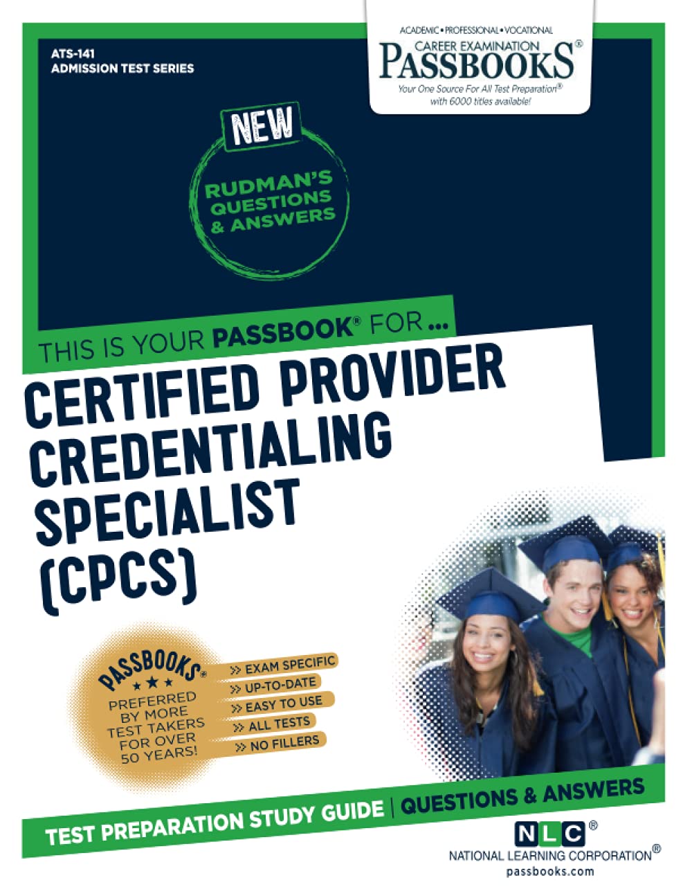Certified Provider Credentialing Specialist (ATS141): Passbooks Study Guide (141) (Admission Test Series),Used