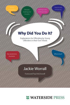 Why Did You Do It?: Explanations For Offending By Young Offenders In Their Own Words,Used