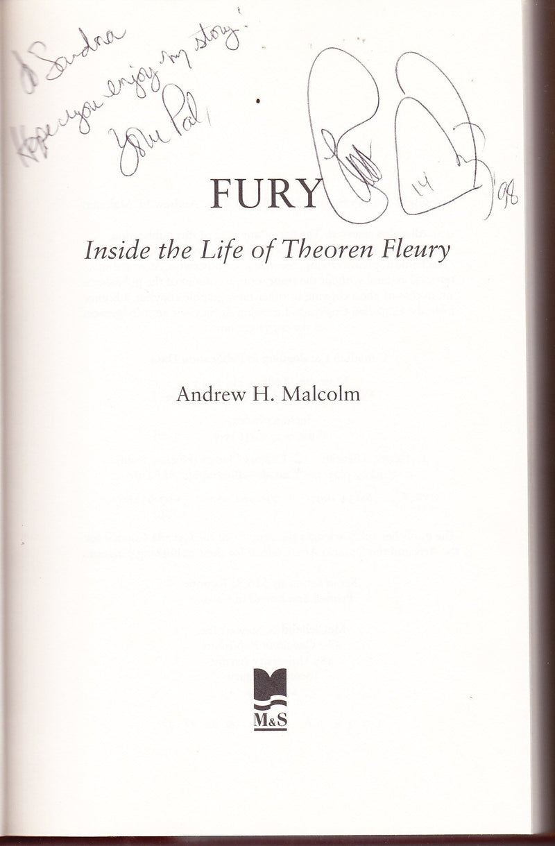 Fury: Inside the Life of Theoren Fleury,Used