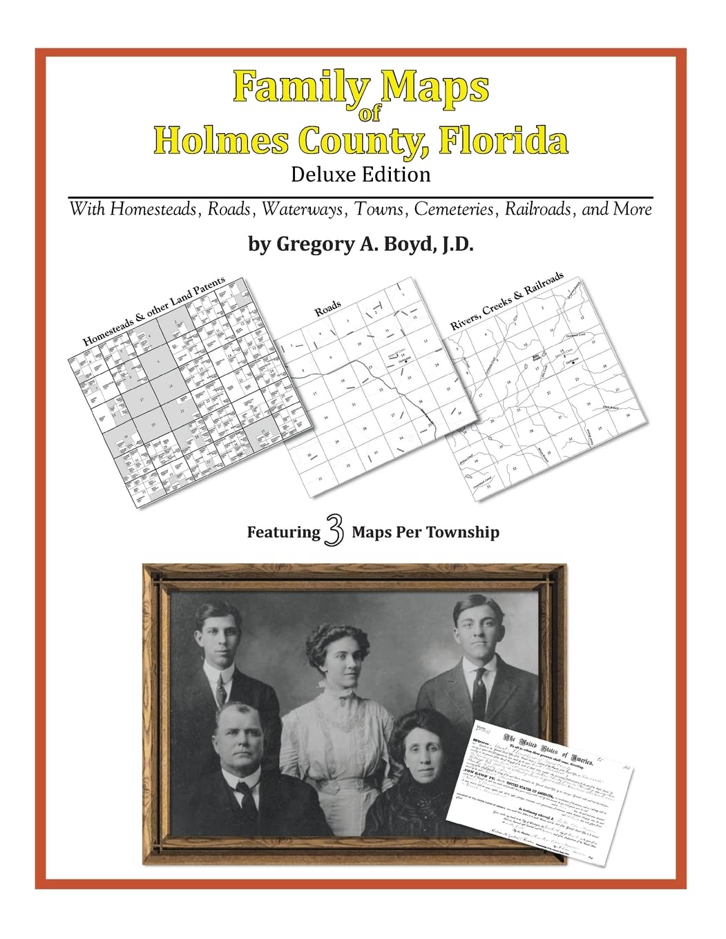 Family Maps of Holmes County, Florida,Used