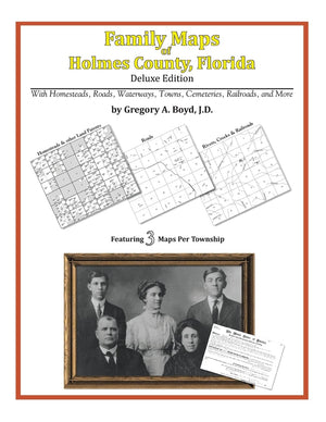 Family Maps of Holmes County, Florida,Used