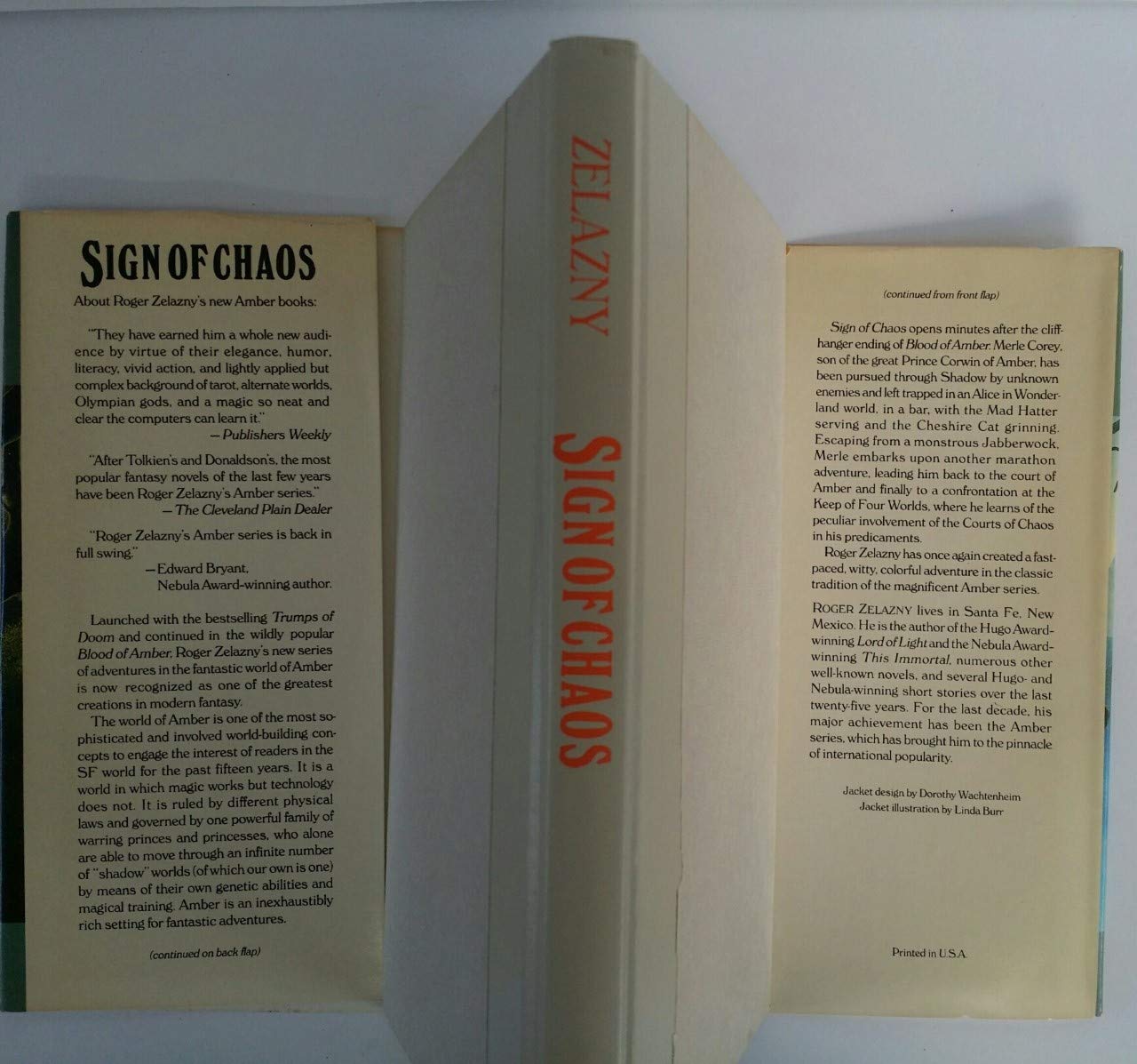 Sign of Chaos: The New Amber Novel,Used