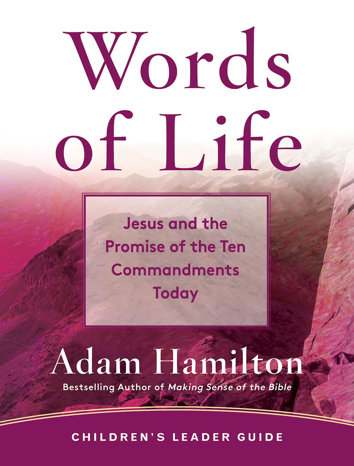 Words of Life Children's Leader Guide: Jesus and the Promise of the Ten Commandments Today,Used