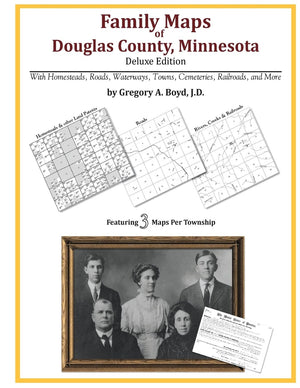 Family Maps of Douglas County, Minnesota,Used