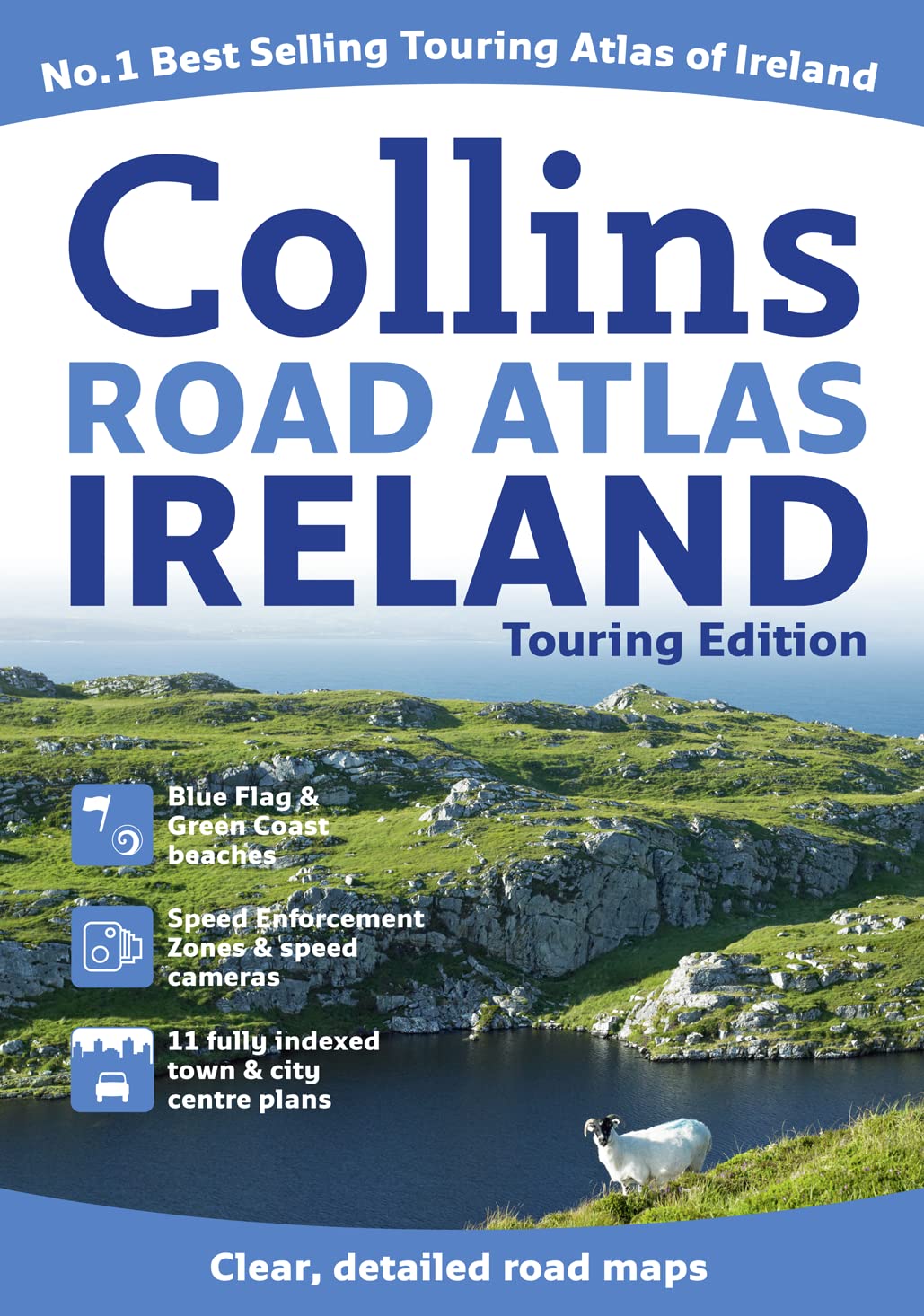 Collins Road Atlas Ireland: Touring Edition (Collins Travel Guides),Used