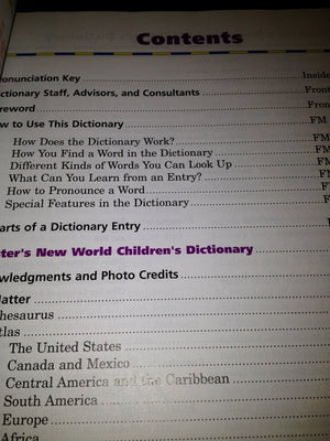 Webster's New World Children's Dictionary,New