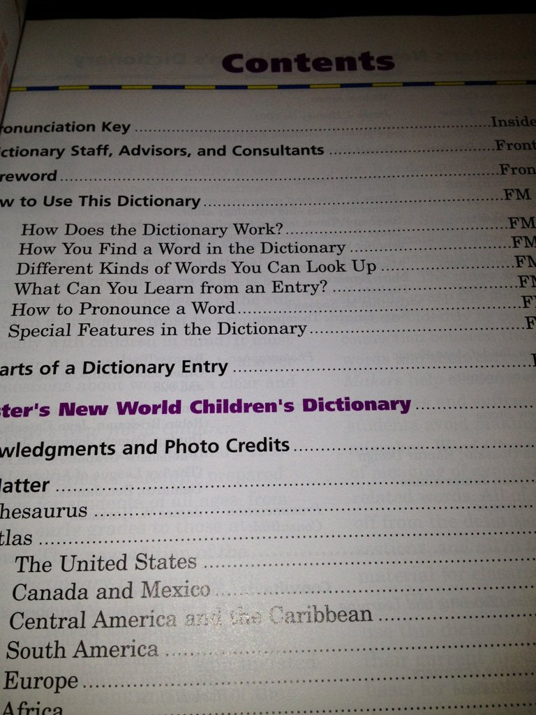 Webster's New World Children's Dictionary,Used