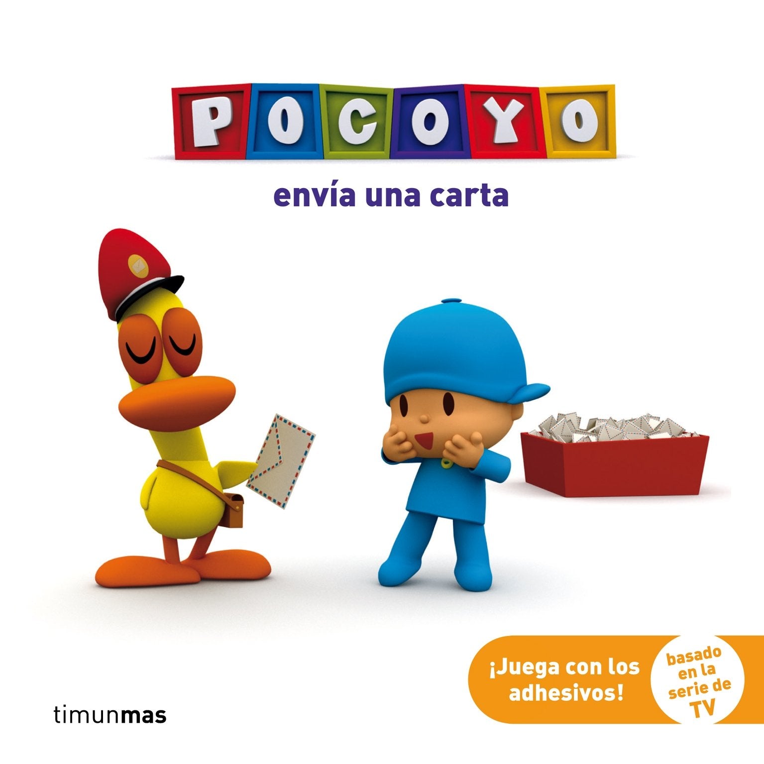 Pocoy enva una carta: Libro con adhesivos (Pocoyo Has Fun Learning) (Spanish Edition),Used
